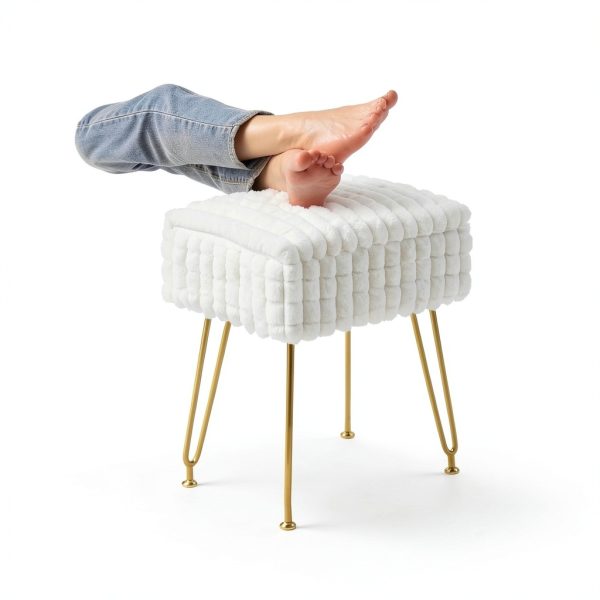 Footstool Ottoman IBUYKE Modern Storage Design-6