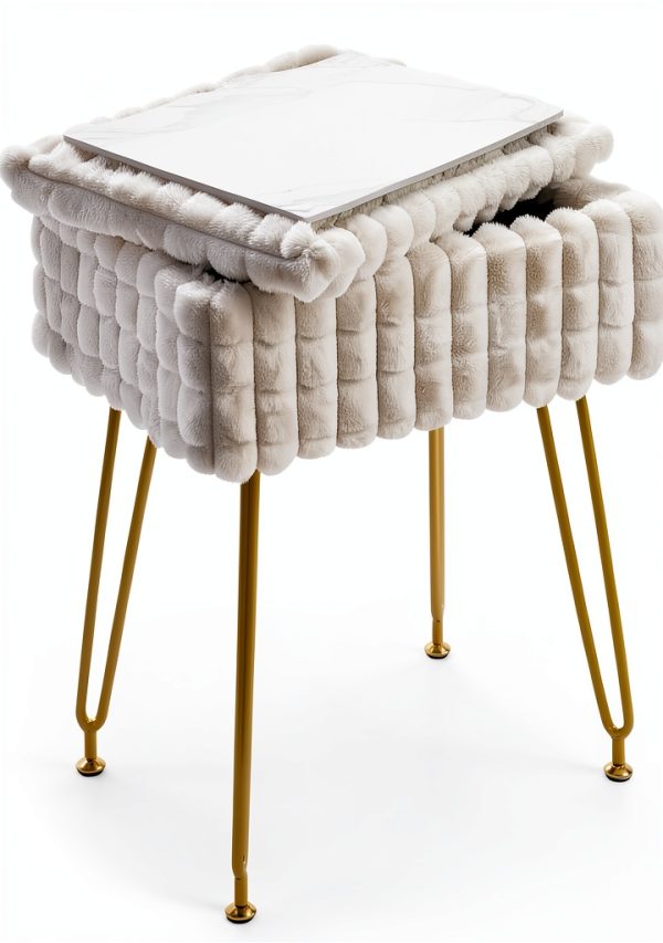 Footstool Ottoman IBUYKE Modern Storage Design-3