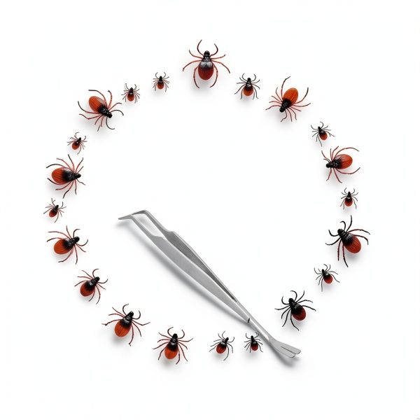 Junfamilee Tick Remover Tool Stainless Steel Dual Function-7