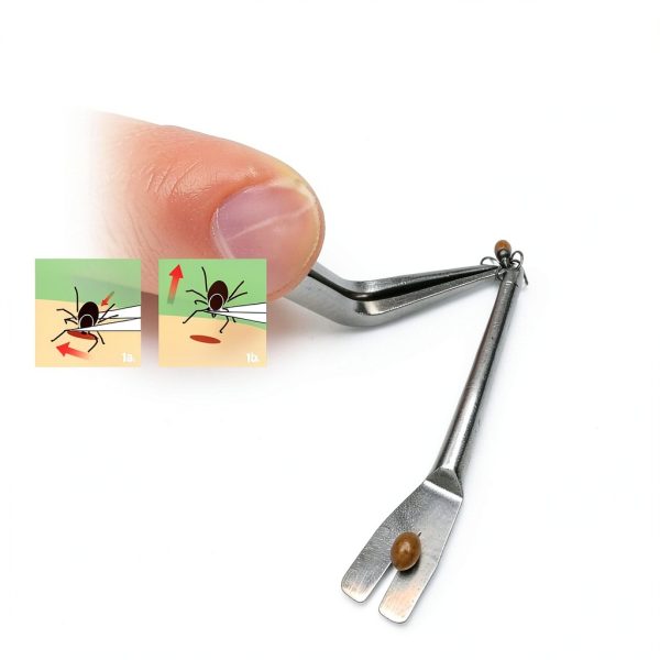 TickEase Tick Remover Tool Stainless Steel Dual Sided Pet-3
