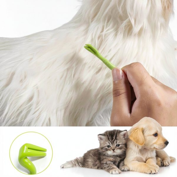 TOYMIS Tick Remover Tools Stainless Steel Plastic Pet-4