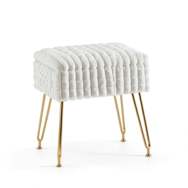 Footstool Ottoman IBUYKE Modern Storage Design-1