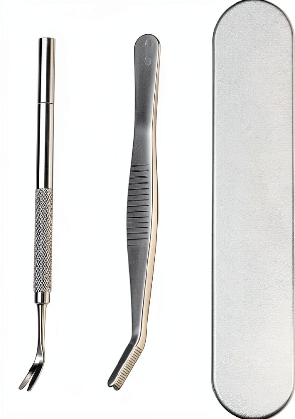 Tick Remover Stainless Steel Tweezers Generic-8