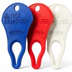 Dimsem Tick Remover Tool for Dogs & Humans Aluminum Lever Key Model A1-0