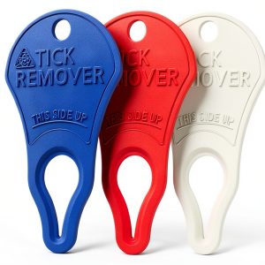 Dimsem Tick Remover Tool for Dogs & Humans Aluminum Lever Key Model A1-0