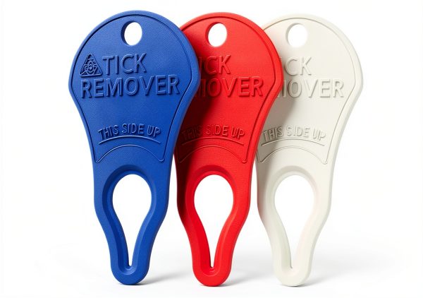 Dimsem Tick Remover Tool for Dogs & Humans Aluminum Lever Key Model A1-0