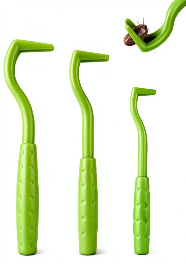 BOXOB Tick Remover Set Durable Plastic Design-0