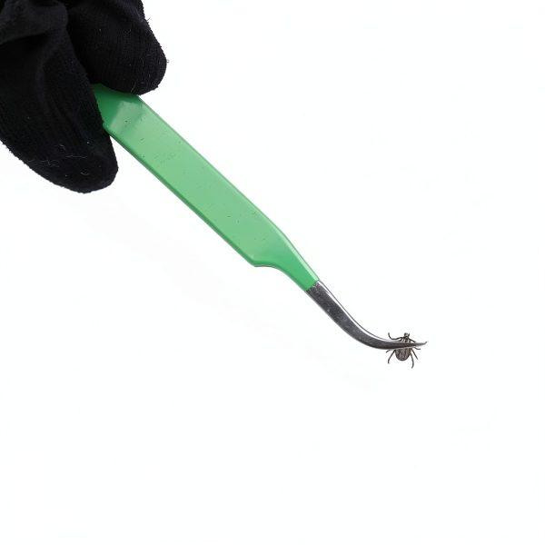 SIVOTE Stainless Steel Tick Removal Kit Complete with Leather Case-2