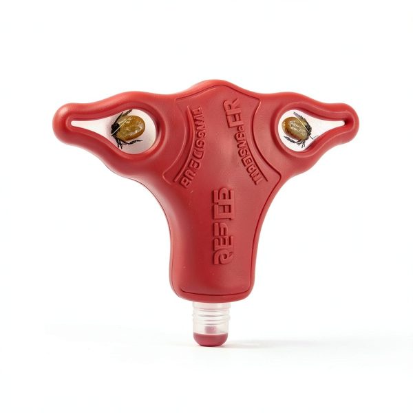 Dimsem Tick Remover Tool for Dogs & Humans Aluminum Lever Key Model A1-3