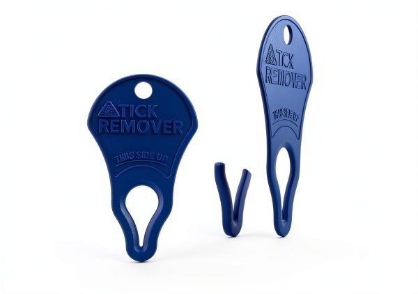 Dimsem Tick Remover Tool for Dogs & Humans Aluminum Lever Key Model A1-1